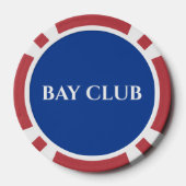 Aangepaste Country Club Poker Chips (Achterkant)