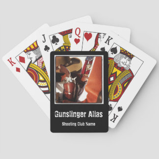 Aangepaste Cowboy Action Fast Draw Card Deck Speelkaarten