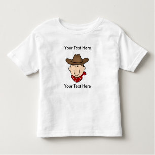 Aangepaste cowboy Brown T-Shirt