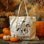 Aangepaste Cowboy Cowgirl Ghost Trick or treat Sno Tote Bag