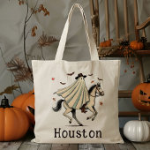 Aangepaste Cowboy Cowgirl Ghost Trick or treat Sno Tote Bag
