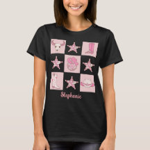 Aangepaste Cowboy Disco Roze Jubileumtrouwjurk voo