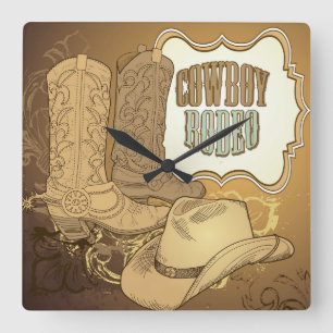 Aangepaste Cowboy Rodeo Wall klok