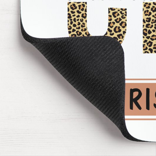 Aangepaste CPA Certified Public Accountant Leopard Muismat (Hoek)