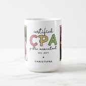Aangepaste CPA gecertificeerde Public Accountant 2 Koffiemok (Center)