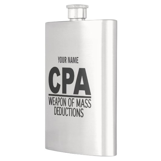 aangepaste CPA-kolf Heupfles (Links)