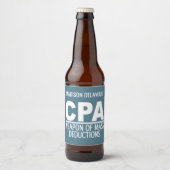 Aangepaste CPA-naam en -kleur Bier Etiket (Voorkant)