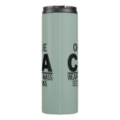 Aangepaste CPA-naam en kleurtumbler Thermosbeker (Achterkant)