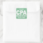 Aangepaste CPA-naam en sticker voor kleuren (Tas)