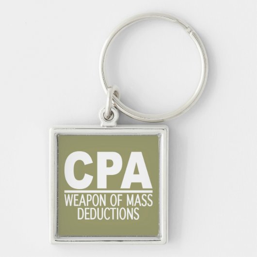 aangepaste CPA-sleutelketen Sleutelhanger (Voorkant)