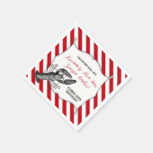 Aangepaste Crawfish Boil servetten (Hoek)