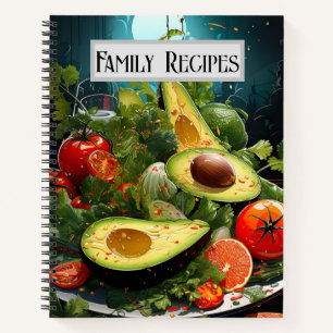 Aangepaste creatieve spiraal gebonden recept boek