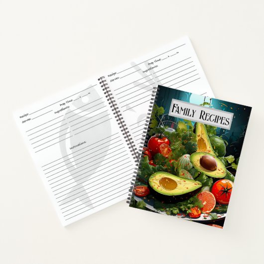 Aangepaste creatieve spiraal gebonden recept boek (Binnen)