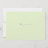 Aangepaste creditcard bedankkaart (Achterkant)