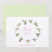 Aangepaste creditcard bedankkaart (Voorkant / Achterkant)