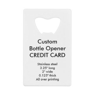 Aangepaste creditcardstijl botopening creditkaart flessenopener
