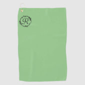 Aangepaste Creëer gepersonaliseerde golfhanddoeken Golfhanddoek (Voorkant)