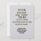 Aangepaste Creëer gepersonaliseerde Vaderdag Kaart (Voorkant)