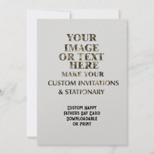 Aangepaste Creëer gepersonaliseerde Vaderdag Kaart