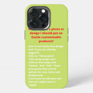 Aangepaste Creëer je eigen, moderne, schattige cad iPhone 13 Pro Hoesje