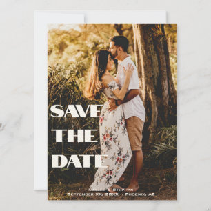Aangepaste Creëer Modern Elegant gepersonaliseerde Save The Date