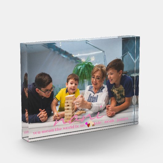 Aangepaste Creëer persoonlijke foto blokcode (Links)