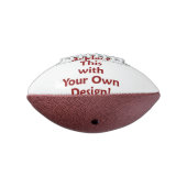 Aangepaste Creëer Uw eigen aangepaste DIY-Sjabloon American Football (Gedraaid 270)