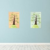 Aangepaste Creëer Uw eigen familie Reunion Tree Po Muurkunst Sets (Houten vloer)