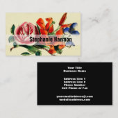 Aangepaste Creëer Uw eigen Floral Visitekaartje (Voorkant / Achterkant)