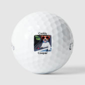 Aangepaste Creëer Uw Eigen Hond Foto Gepersonalise Golfballen (Voorkant)