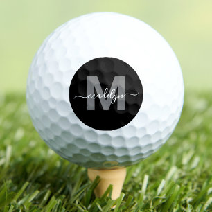 Aangepaste Creëer Uw eigen Initiaal Naam Monogramm Golfballen