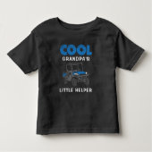Aangepaste crèmestandaard voor grootonderliggende  kinder shirts (Voorkant)