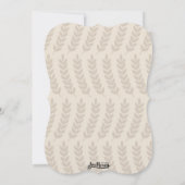 Aangepaste Crest Family Reunion-uitnodigingen Kaart (Achterkant)