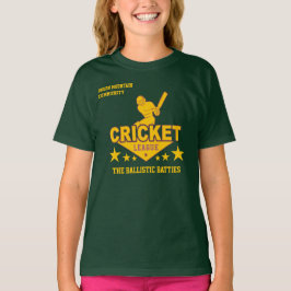 Aangepaste Cricket Club League Sport Naam Nummer T-shirt