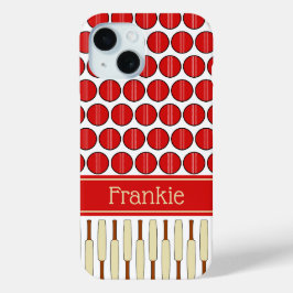 Aangepaste cricket-naam iPhone 15 case
