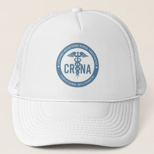 Aangepaste CRNA Gecertificeerde Geregistreerde Ver Trucker Pet (Voorkant)
