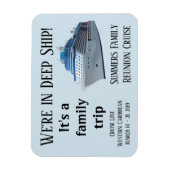 Aangepaste Cruise Deep Familie met diepgaande pers Magneet (Verticaal)