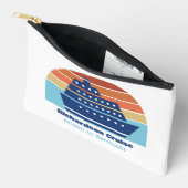 Aangepaste cruise schip zonsondergang vakantie etui (Open)