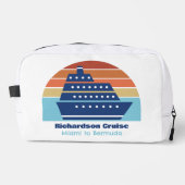 Aangepaste cruise Ship Ocean Liner Sunset Toilettasje (Voorkant)