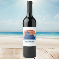 Aangepaste cruise Ship Ocean Liner Sunset