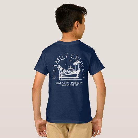 Aangepaste Cruise Shirt Family Matching (Achterkant volledig)