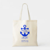 Aangepaste Cruise Squad Groepsfamilie Trip Tote Bag (Achterkant)