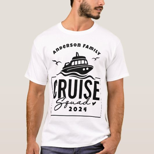 Aangepaste Cruise Squad Group Matching T-shirt (Voorkant)