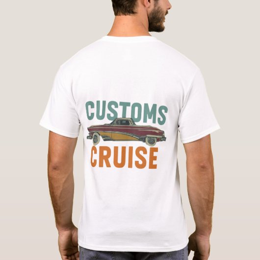 Aangepaste cruise t-shirt (Achterkant)