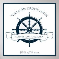 Aangepaste cruiseschip Nautical Wheel Keepomwille