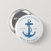 Aangepaste Cruiseschip Nautilusanker Familie Match Ronde Button 5,7 Cm (Voorkant /achterkant)