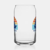 Aangepaste cruiseschip reis Sunset Keepsake Blikvorm Glas (Links)