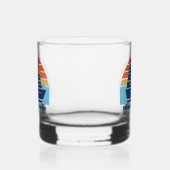 Aangepaste cruiseschip reis Sunset Keepsake Whisky Glas (Links)