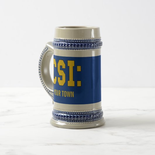 AANGEPASTE CSI-producten Bierpul (Voorkant links)