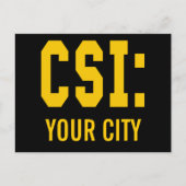 AANGEPASTE CSI-producten Briefkaart (Voorkant)